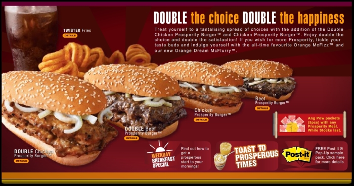 Double Prosperity Burgers
