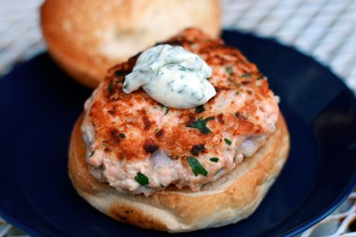 salmon burger recipes