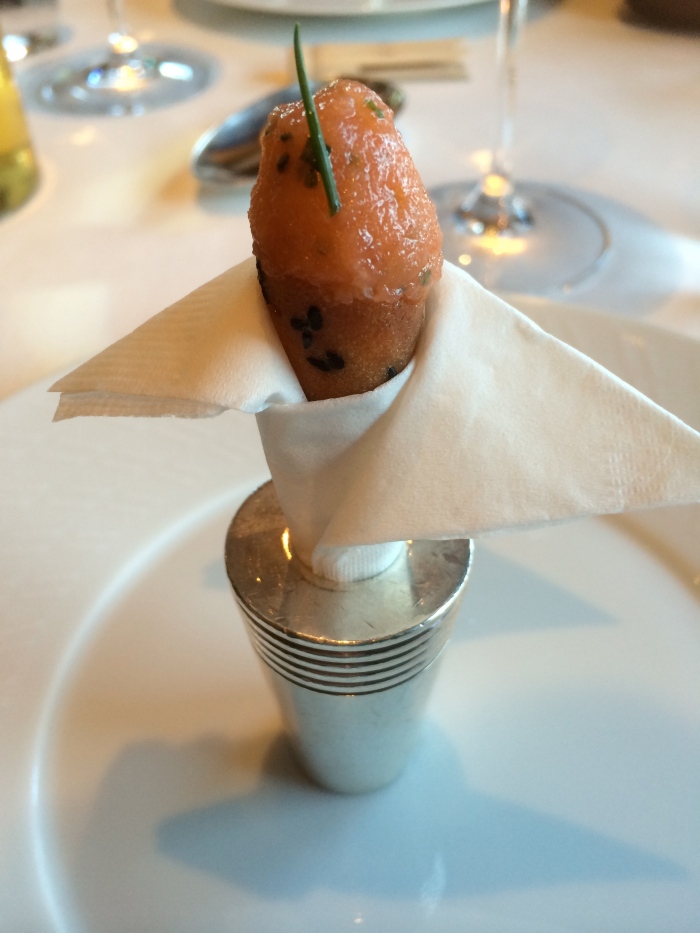 French Laundry salmon cone