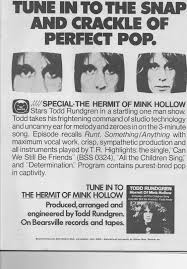 Hermit Of MInk Hollow ad