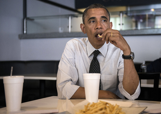 President Obama fast food