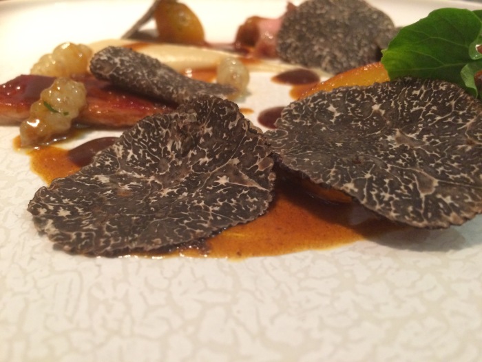 Paris black truffle dish