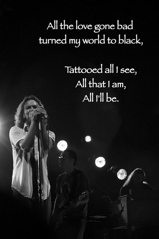 Pearl Jam Black Lyrics Johnrieber